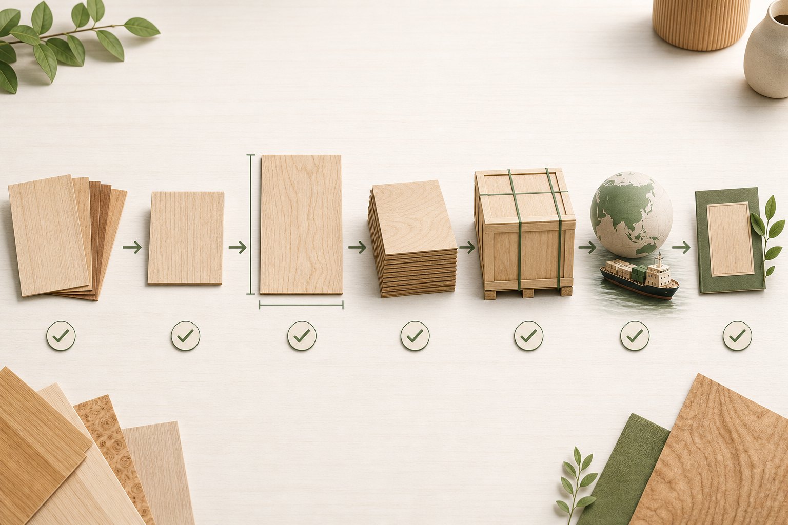 AI-generated educational veneer order confirmation workflow